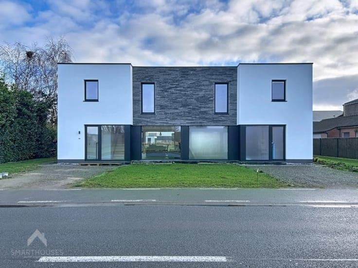 Nieuwbouw woning te koop regio Wielsbeke, Waregem, Immo, 180 m², Province de Flandre-Occidentale, 500 à 1000 m², 4 pièces