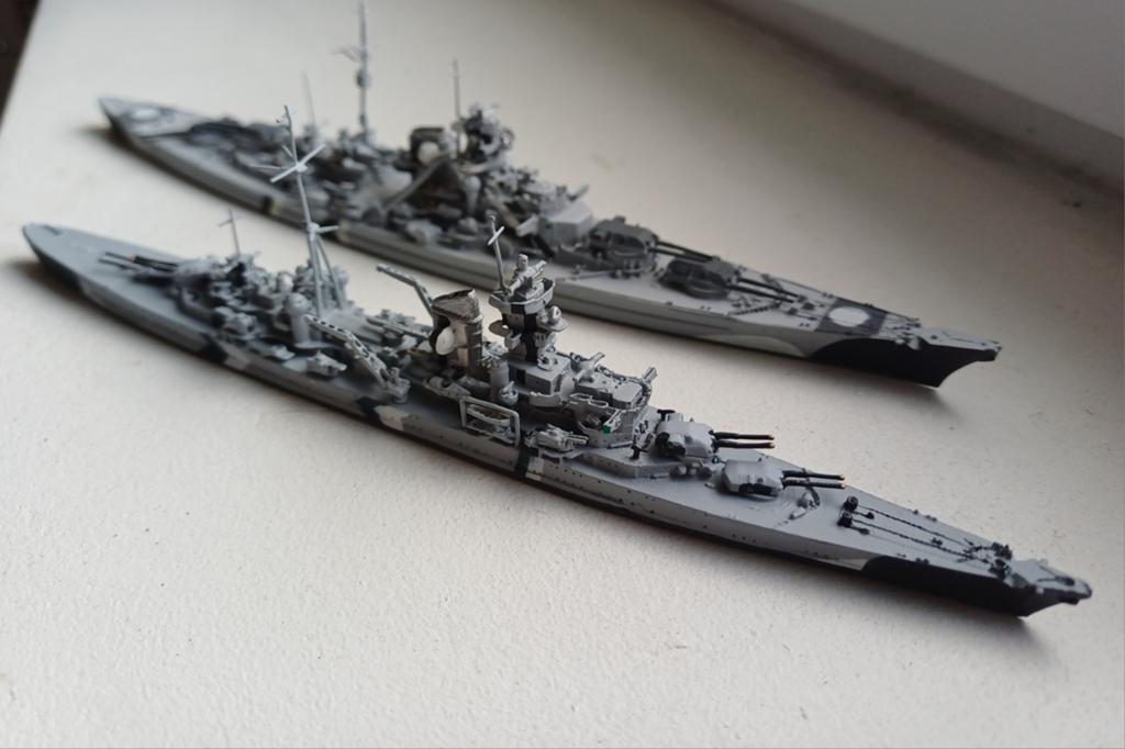 Bismarck + Prinz Eugen Neptun 1/1200 schaal, Verzamelen, Ophalen
