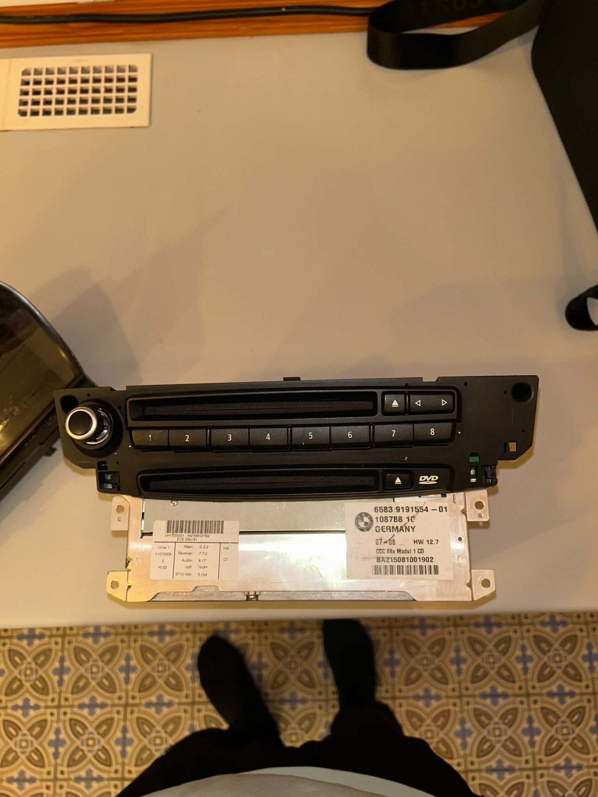 Autoradio GPS/Ecran bmw serie 5 e60/e61 LCI, Enlèvement, Comme neuf