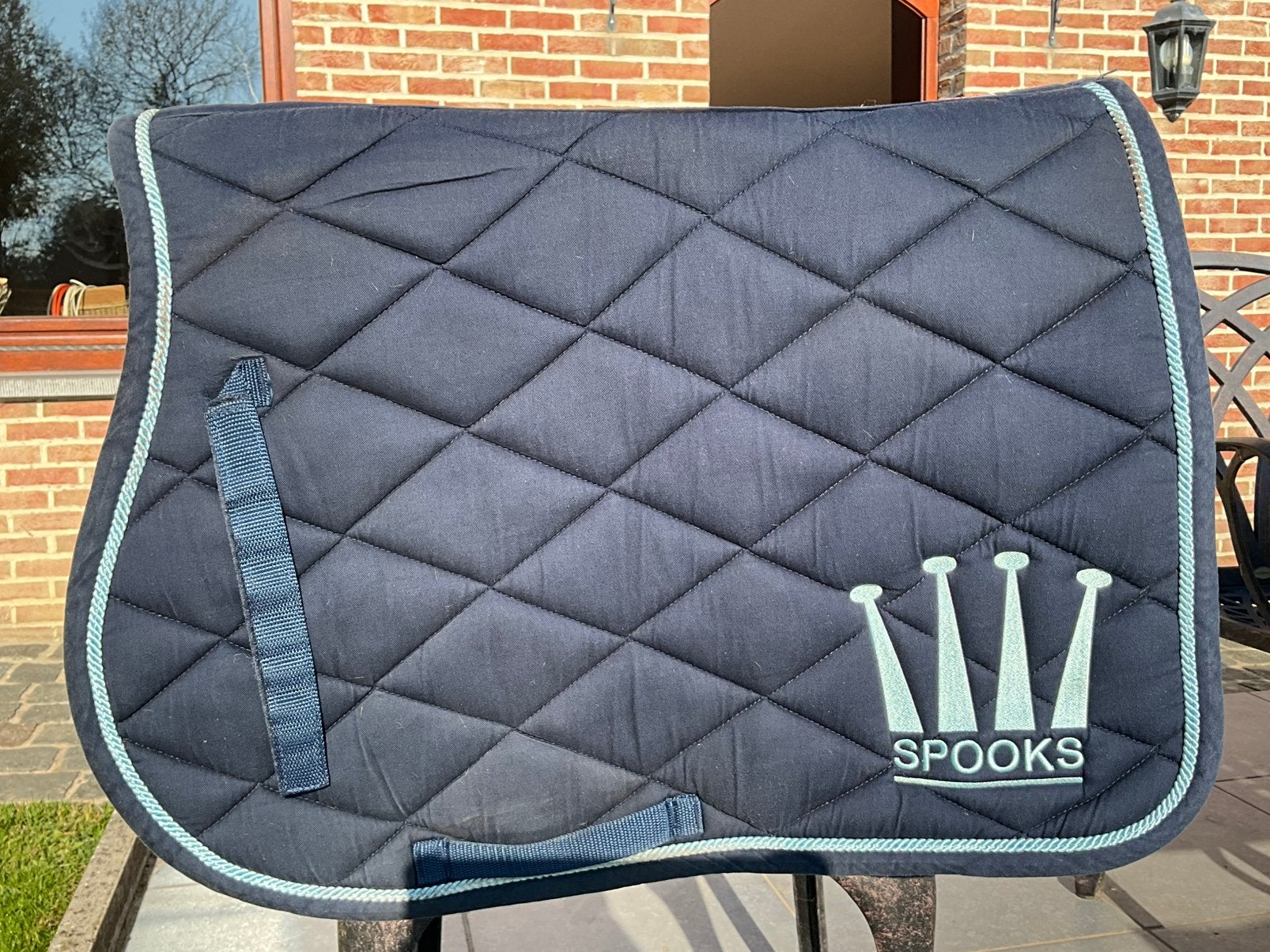 Tapis bleu marine Spooks, Dieren en Toebehoren, Full (L), Gebruikt, Katoen, Overige merken