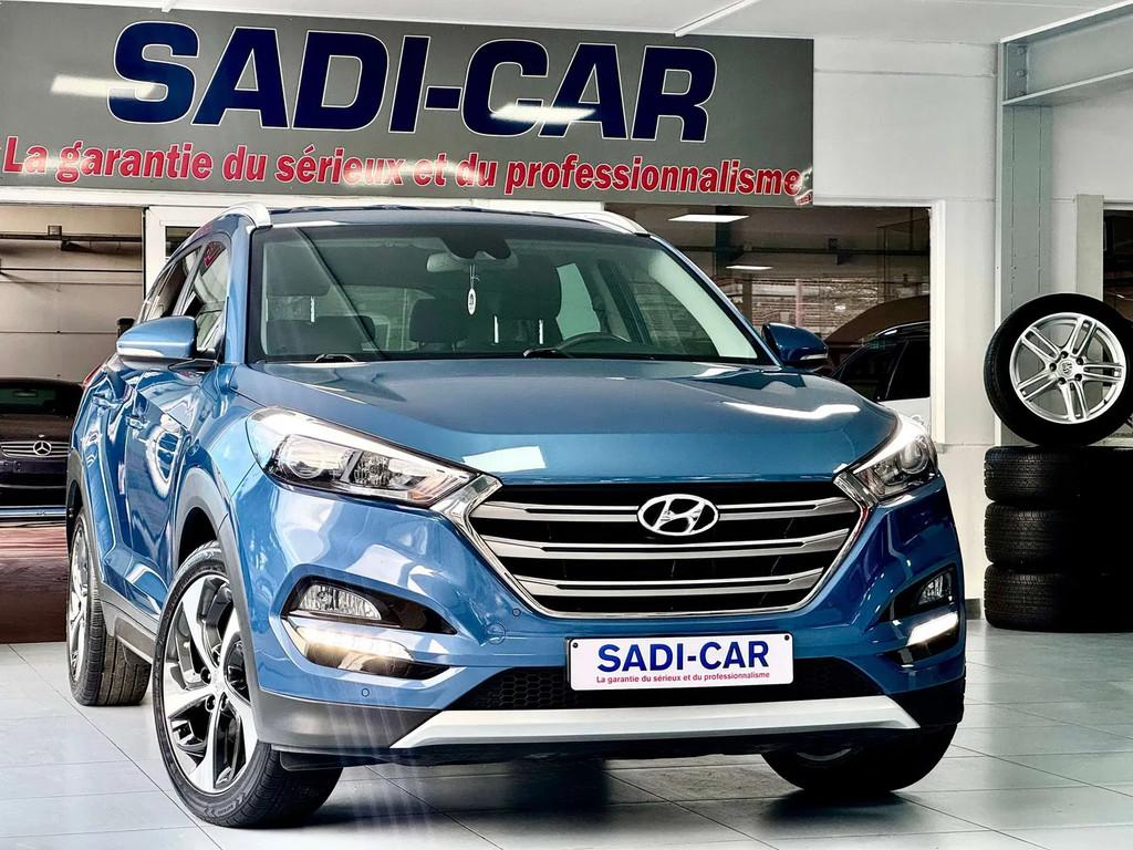 Hyundai Tucson 1.6 T-GDi 177cv 4WD Executive DCT (bj 2017), Automaat, Gebruikt, 4 cilinders, Blauw