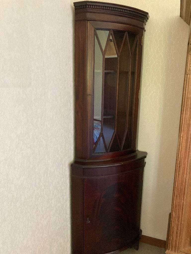 Vitrine-hoekkastje, Antiek en Kunst, Ophalen