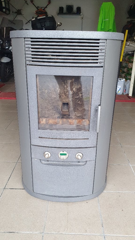 AV Poêle à pellets Edilkamin IRIS 6,7KW, Maison & Meubles, Enlèvement, Utilisé, Autoportant, Poêle à granulés