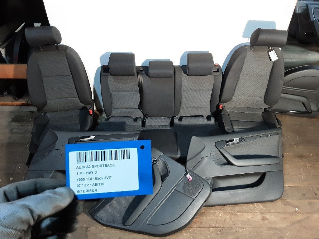 INTERIEUR COMPLET Audi A3 Sportback (8PA) (8311568N000), Utilisé, Audi
