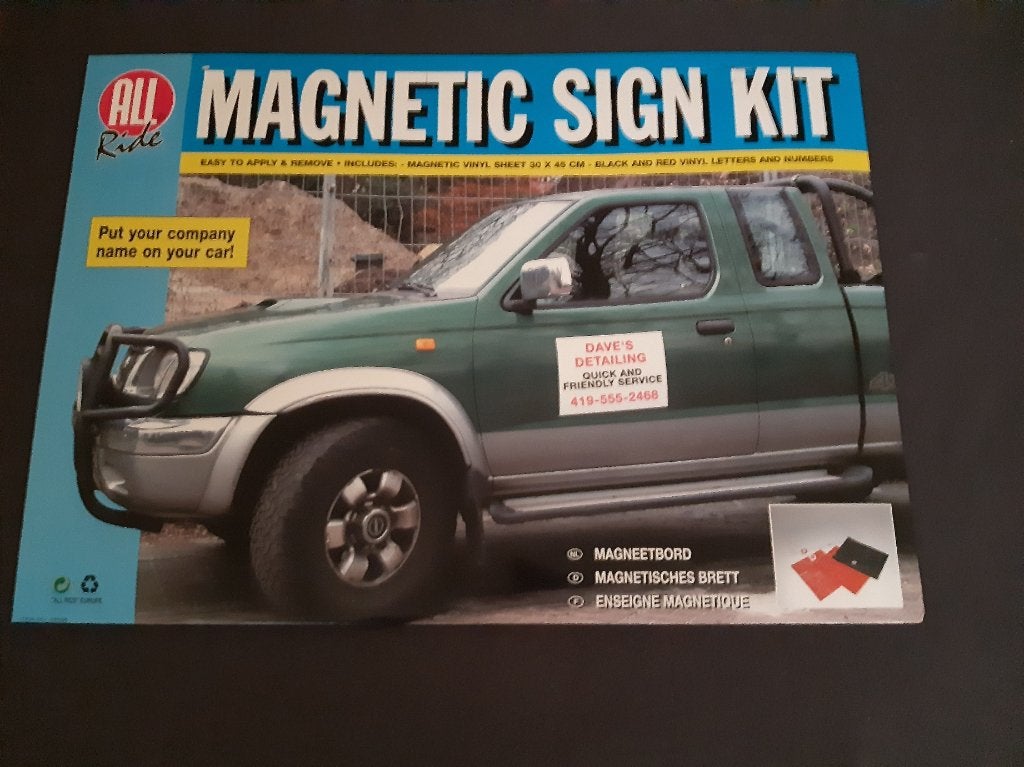magneetsticker voor auto, Ophalen of Verzenden, Nieuw