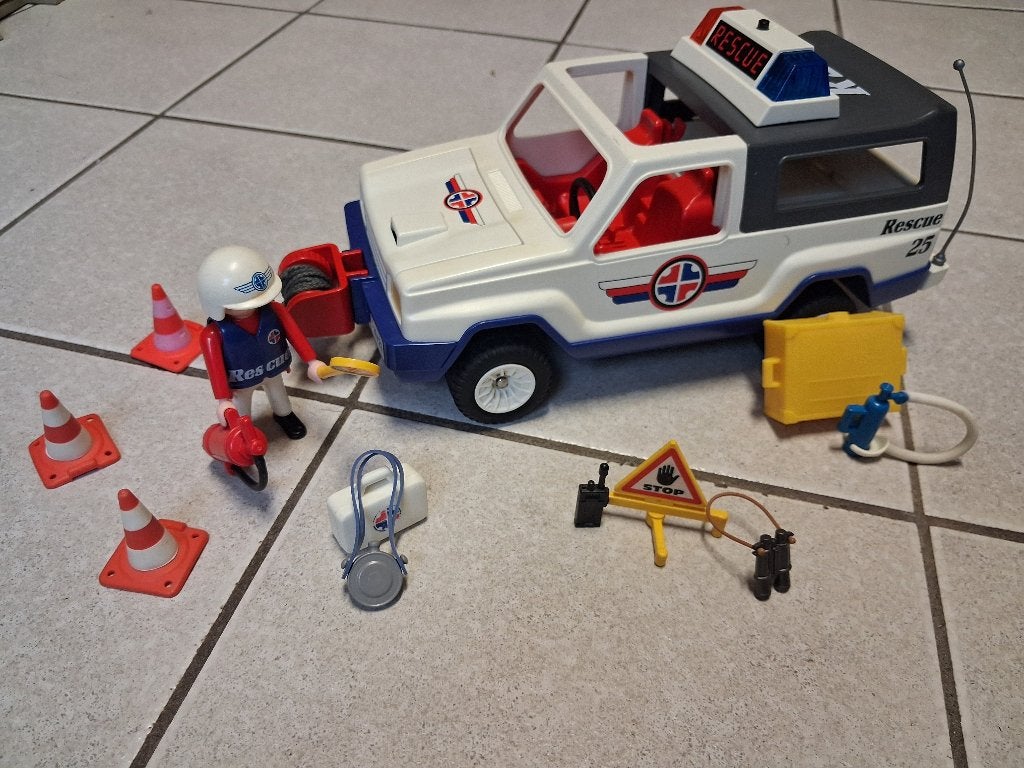 Playmobil set 3070 - Rescue Unité de secours, Utilisé, Véhicule, City life, Kit complet