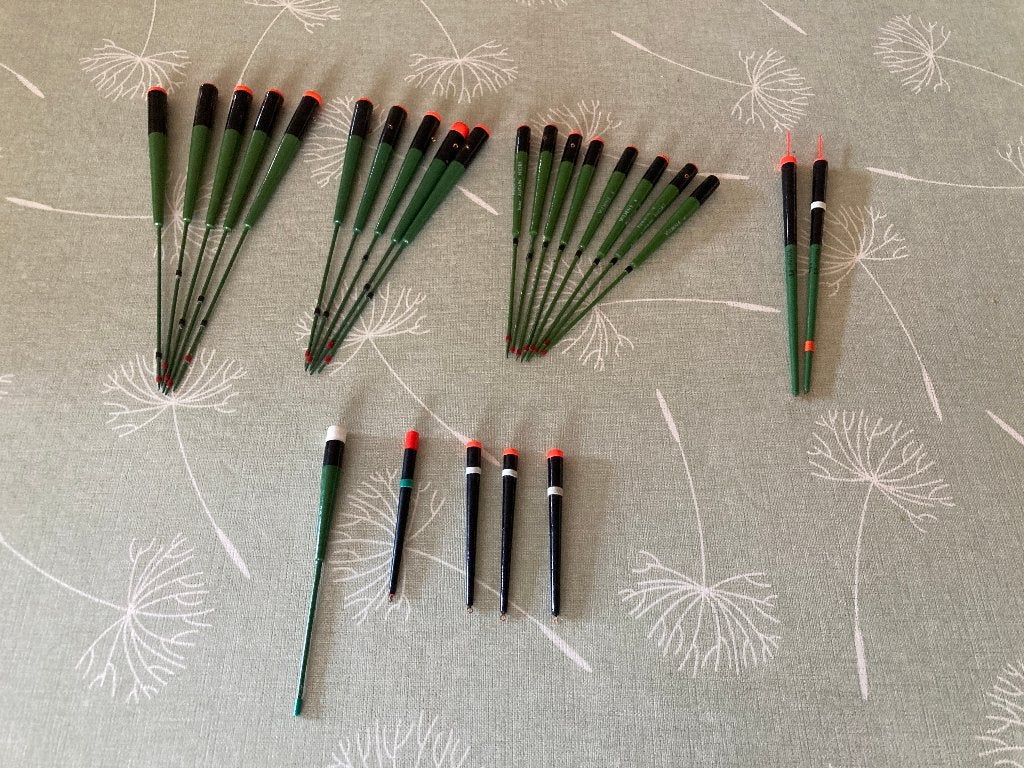 Vintage witvis dobbertjes, Ophalen of Verzenden, Nieuw, Dobber of Lood
