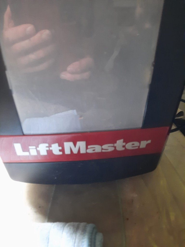 Liftmaster garagepoortmotor LM100 EVS + ketting & toebehoren, Doe-het-zelf en Bouw, Overige Doe-Het-Zelf en Bouw, Zo goed als nieuw