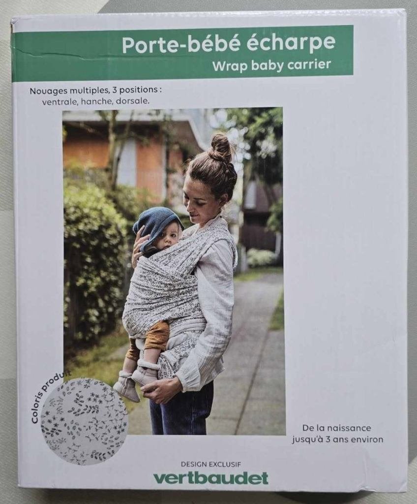Echarpe de portage Verbaudet, Enfants & Bébés, Porte-bébés & Écharpe porte bébé, Enlèvement, Comme neuf, Écharpe de portage