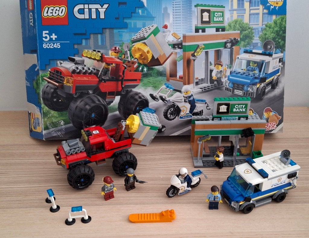 LEGO themastad VERSCHILLENDE SET 4x4 BRANDWEERMAN MOTORAUTO, Kinderen en Baby's, Speelgoed | Duplo en Lego, City, Lego, Ophalen of Verzenden