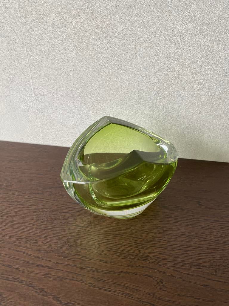 Vintage asbak Val Saint Lambert, Antiek en Kunst, Ophalen