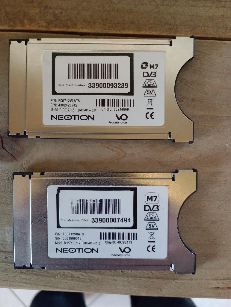 2 x ci module tv Vlaanderen, Ophalen, Zo goed als nieuw