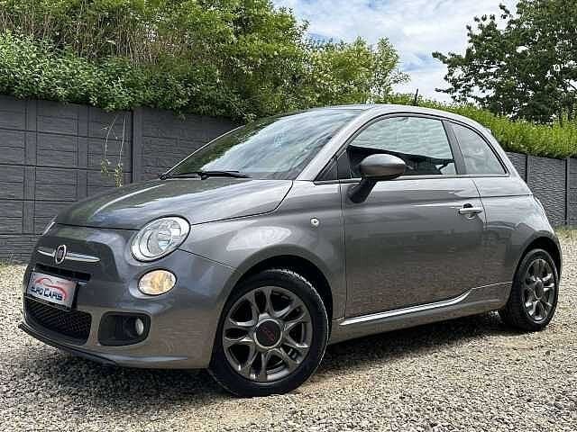 Fiat 500 1.2i Sport CUIR 500S/BLUETOOTH/GPS/CARPLAY, 1242 cm³, Argent ou Gris, Achat, 50 kW
