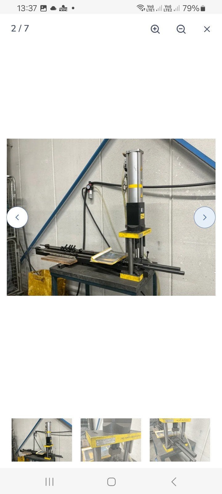 Ponsmachine Meulemans engineering, Doe-het-zelf en Bouw, Ophalen