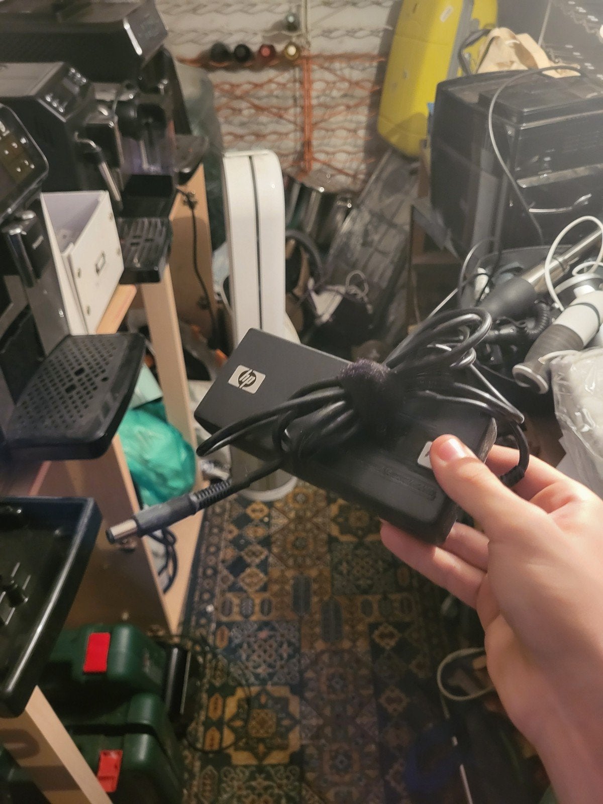 Hp oplader, Computers en Software, Laptop-opladers, Ophalen, Zo goed als nieuw, HP