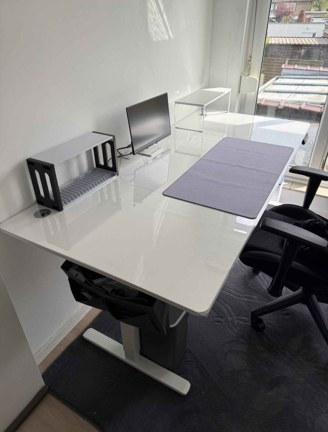 Bureau électrique réglable 180x80, Neuf, Bureau d'ordinateur, 180 cm, Enlèvement
