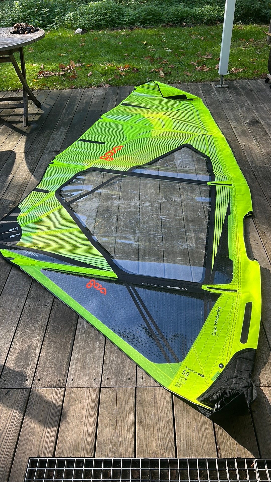 5.0 Goya banzai surf carbon, Watersport en Boten, Ophalen, Nieuw, Zeil