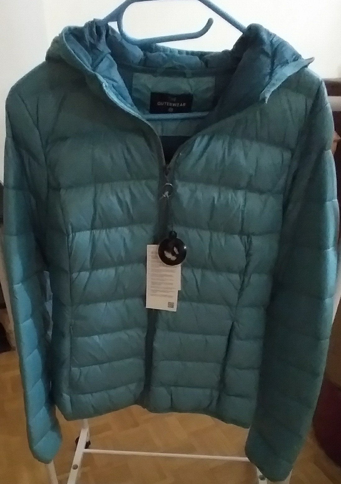 Anorak bleu léger et chaud, Enlèvement, Neuf, Taille 38/40 (M), Bleu