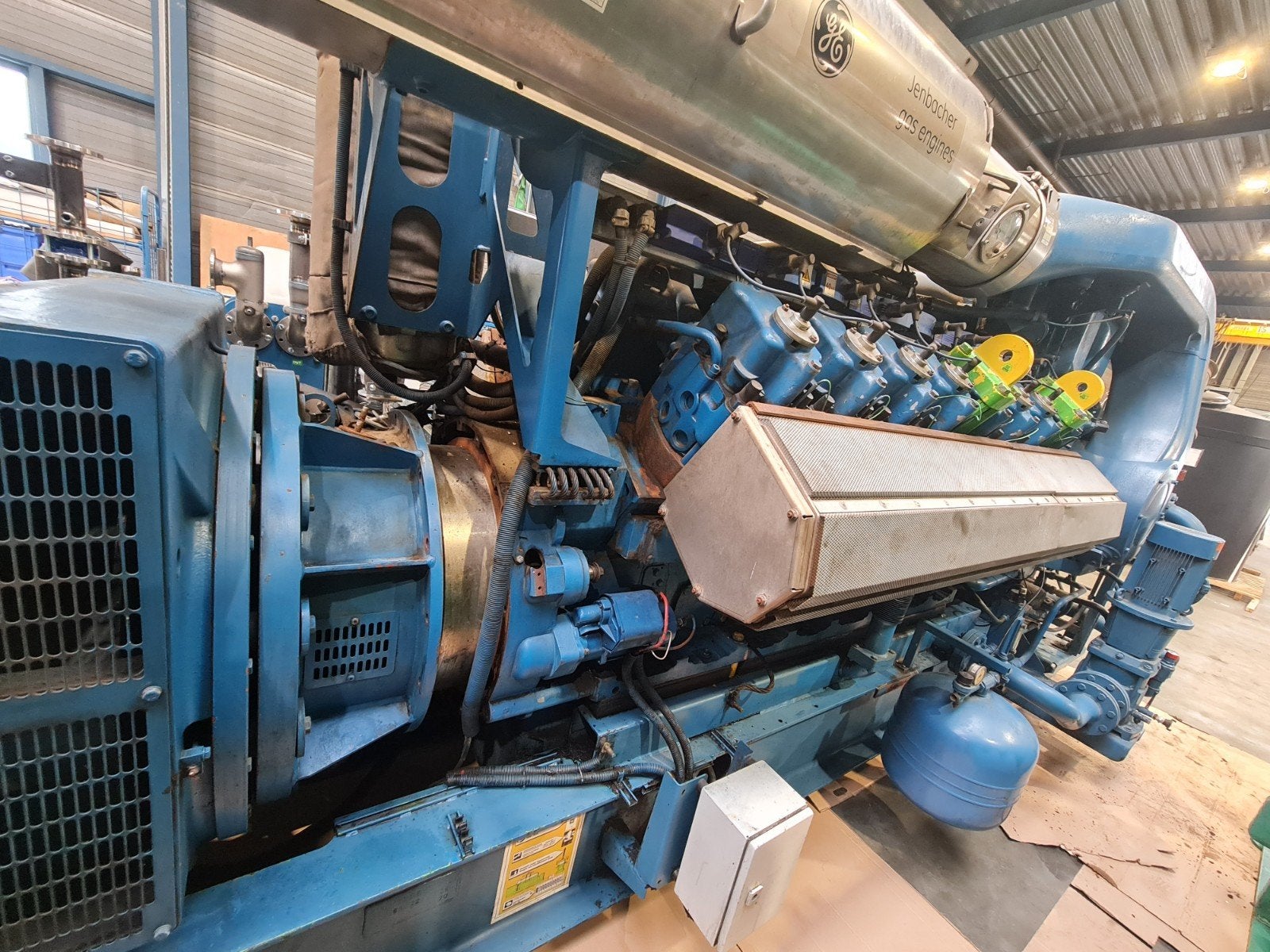 Électrogène Jenbacher J416 1.2MW BHKW CHP, Enlèvement, Utilisé