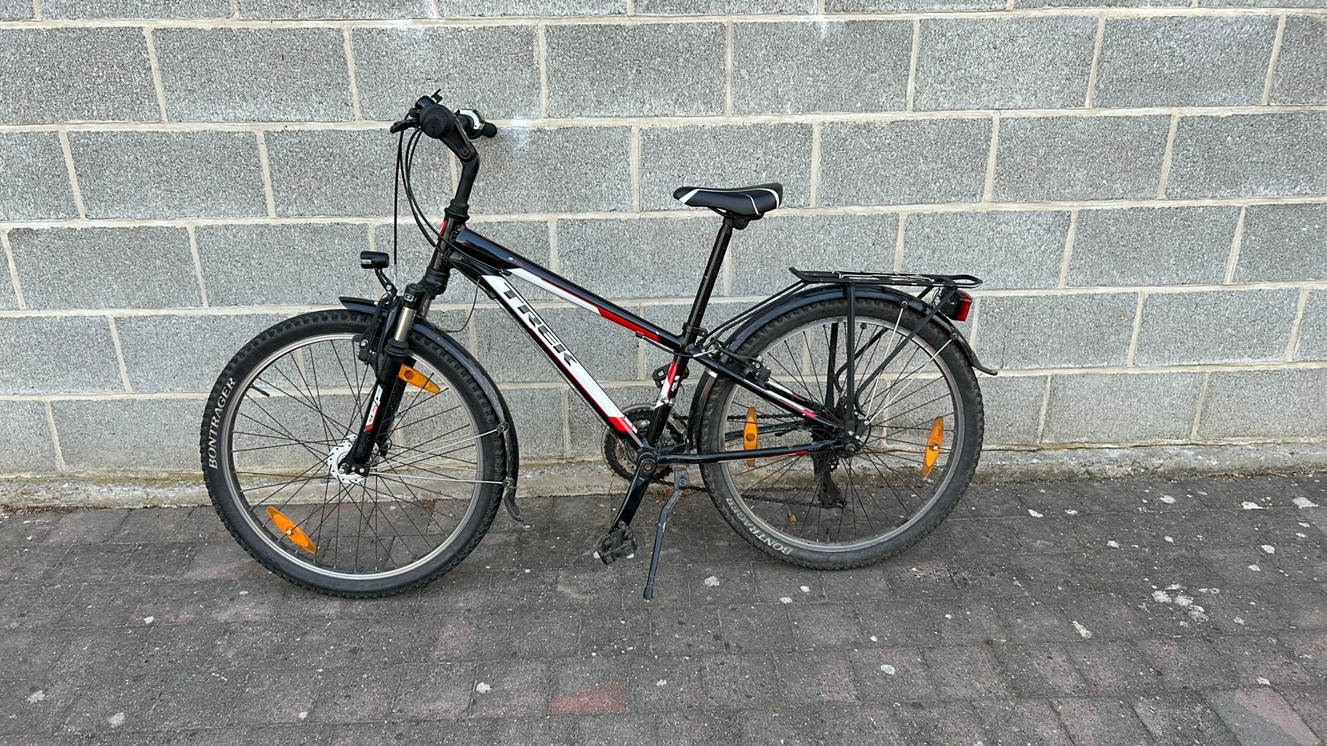 Degelijke Trek MT220, Fietsen en Brommers, Ophalen, Velgrem, Versnellingen, Gebruikt