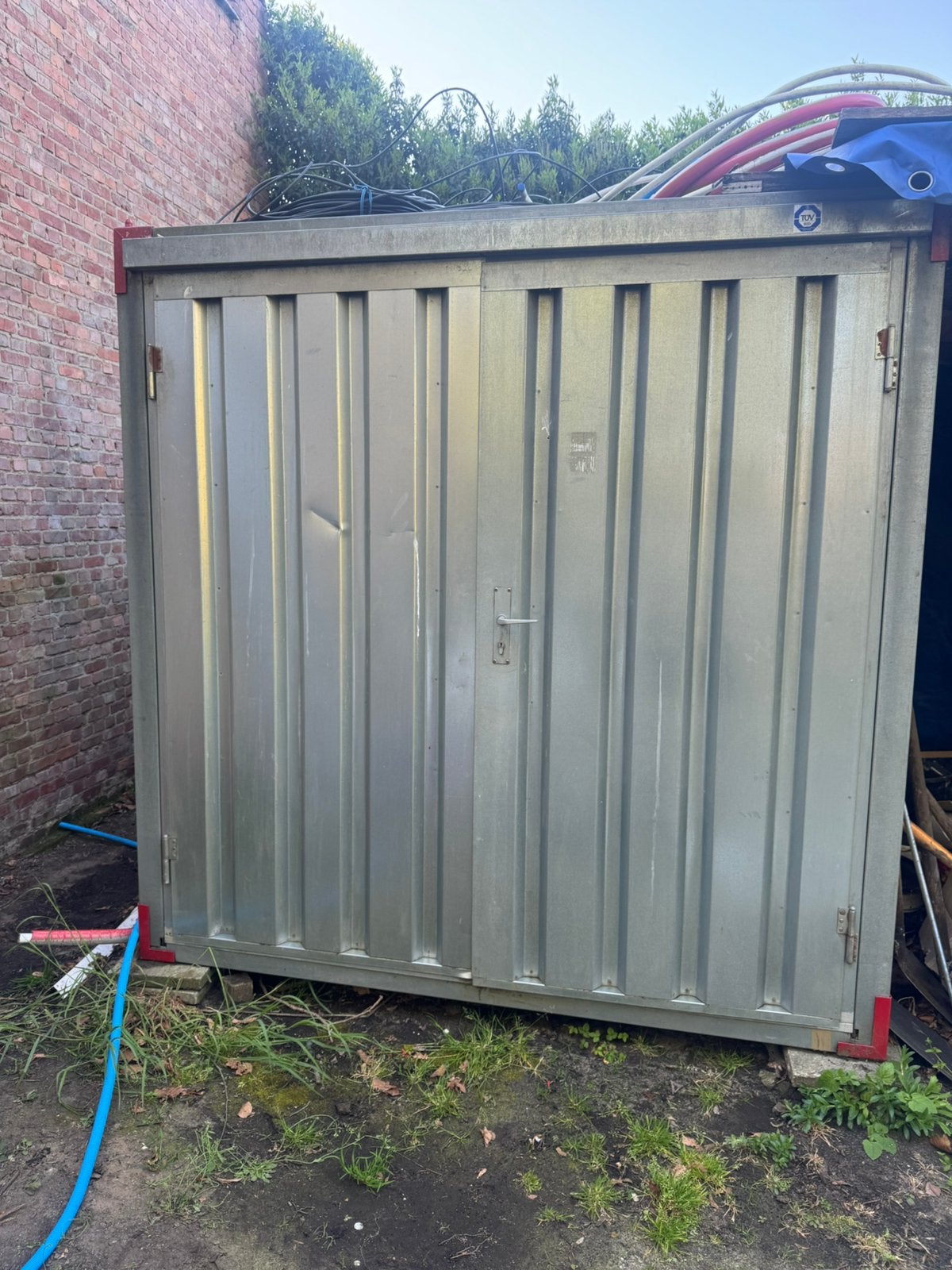 Opslag container/materialencontainer/tuincontainer, Ophalen, Zo goed als nieuw
