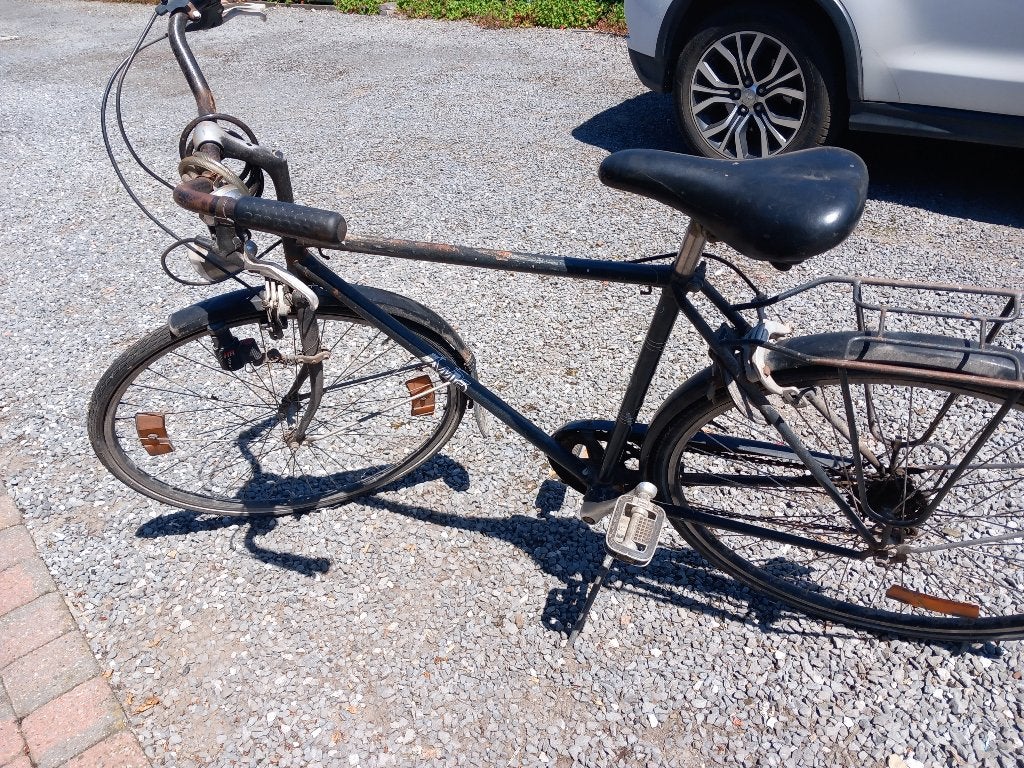 Fiets voor mannen, Ophalen, Gebruikt