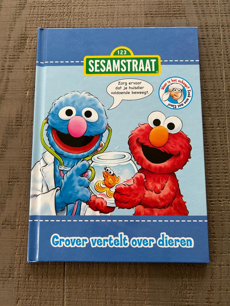 Sesamstraat: Grover verteld over dieren, Ophalen of Verzenden, Zo goed als nieuw