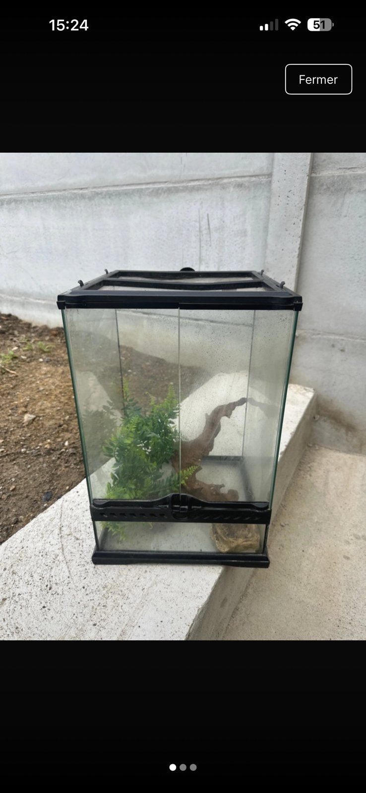 Terrarium exo terra, Enlèvement, Comme neuf