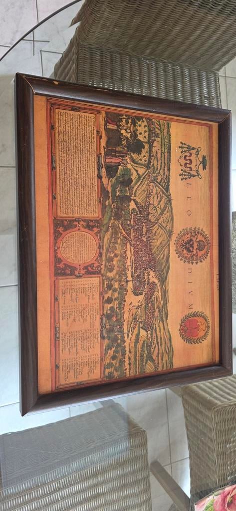 Antieke kaart Luik, Antiek en Kunst, Ophalen