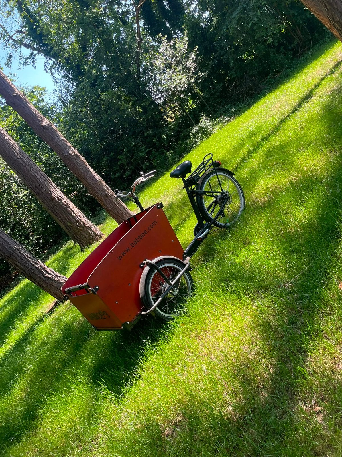 Babboe big e, Fietsen en Brommers, 4 kinderen of meer, Elektrisch, Zo goed als nieuw, Ophalen