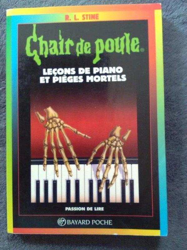 „Pianolessen en dodelijke valstrikken” R.L. Stine, Gelezen, R. L. Stine, Ophalen of Verzenden, Fictie