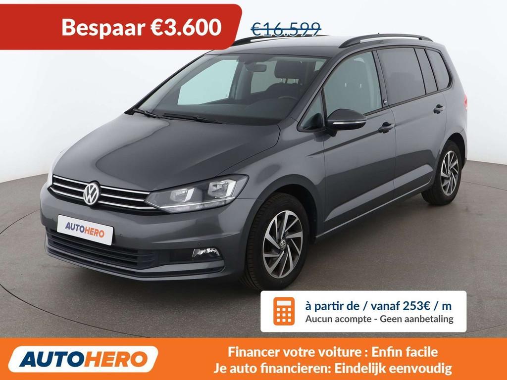 Volkswagen Touran 1.4 TSI Sound BlueMotion, Autos, 1395 cm³, Argent ou Gris, Achat, 110 kW