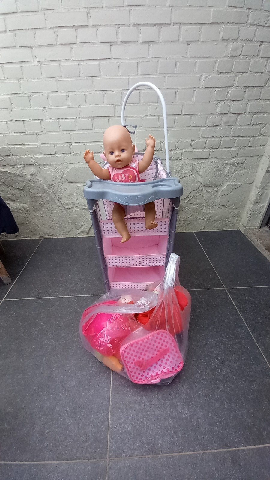 Poppenbed, Kinderen en Baby's, Speelgoed | Poppen, Ophalen, Zo goed als nieuw