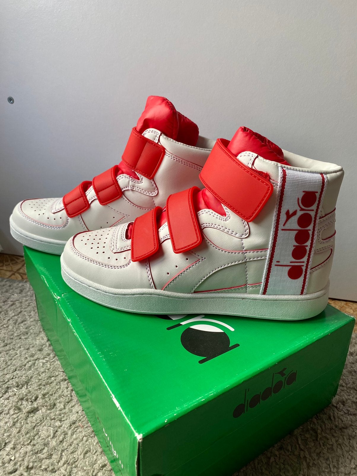 Diadora Basketballschoenen, Ophalen, Wit, Nieuw, Sneakers