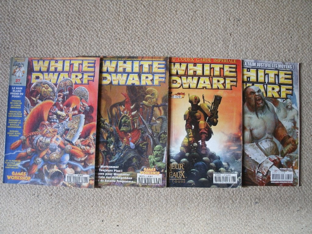 White Dwarf tijdschriften, Ophalen, Gebruikt, Warhammer, Boek of Catalogus