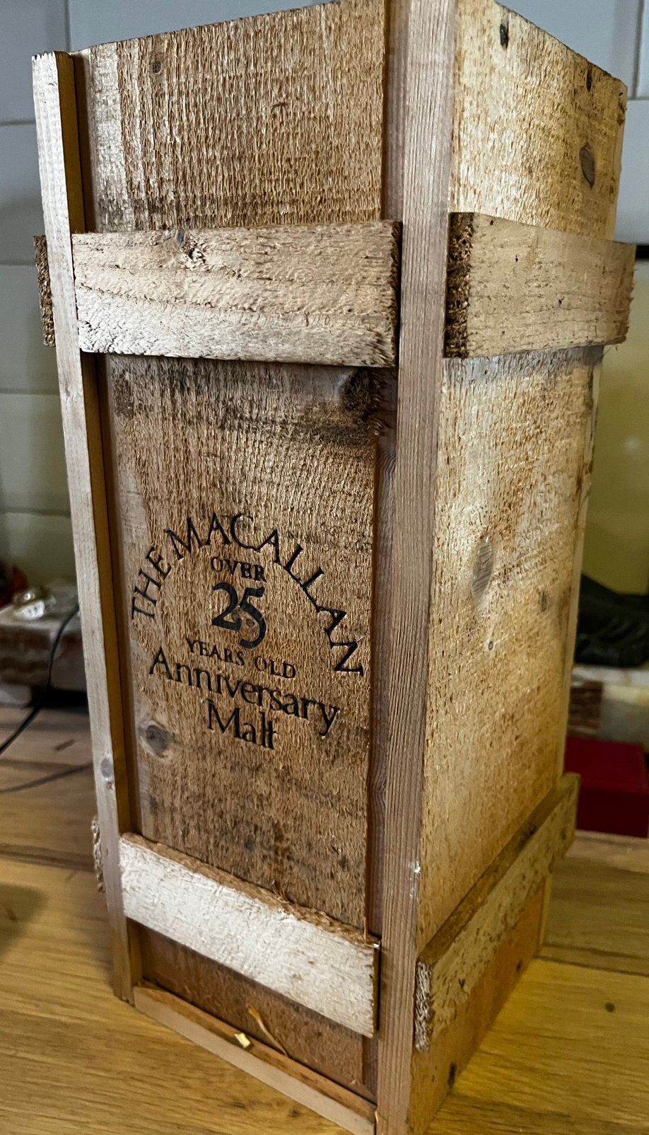 Whisky Macallan 25 years, Verzamelen, Overige Verzamelen, Ophalen, Zo goed als nieuw