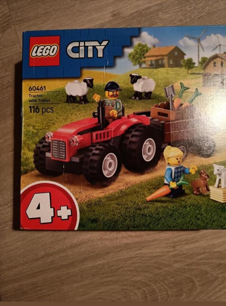 Lego city tractor met kar 60461. (nieuw), Kinderen en Baby's, Ophalen