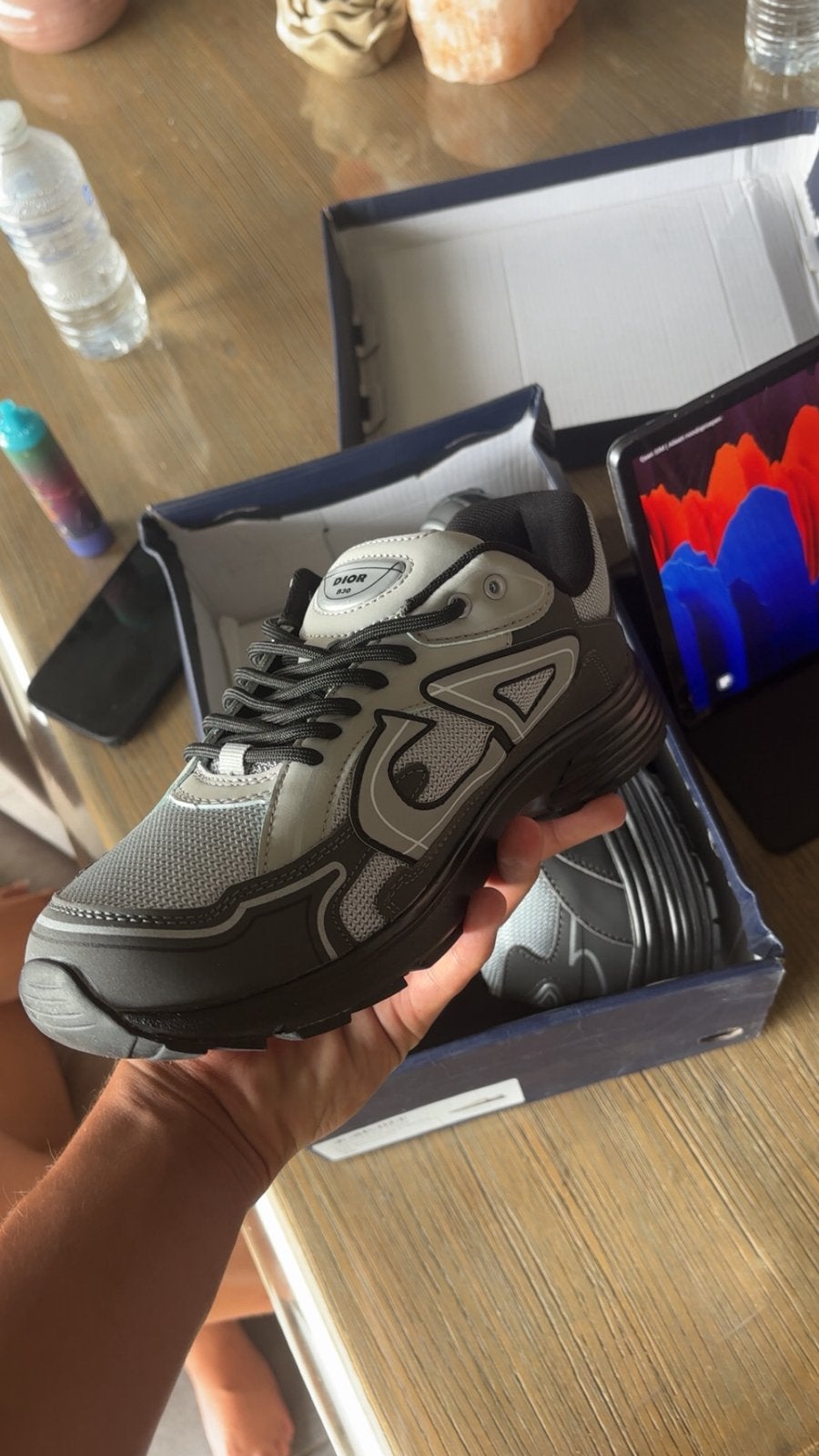 Dior B30 schoenen (1 op 1 goede kwaliteit), Zwart, Ophalen of Verzenden, Zo goed als nieuw, Sneakers