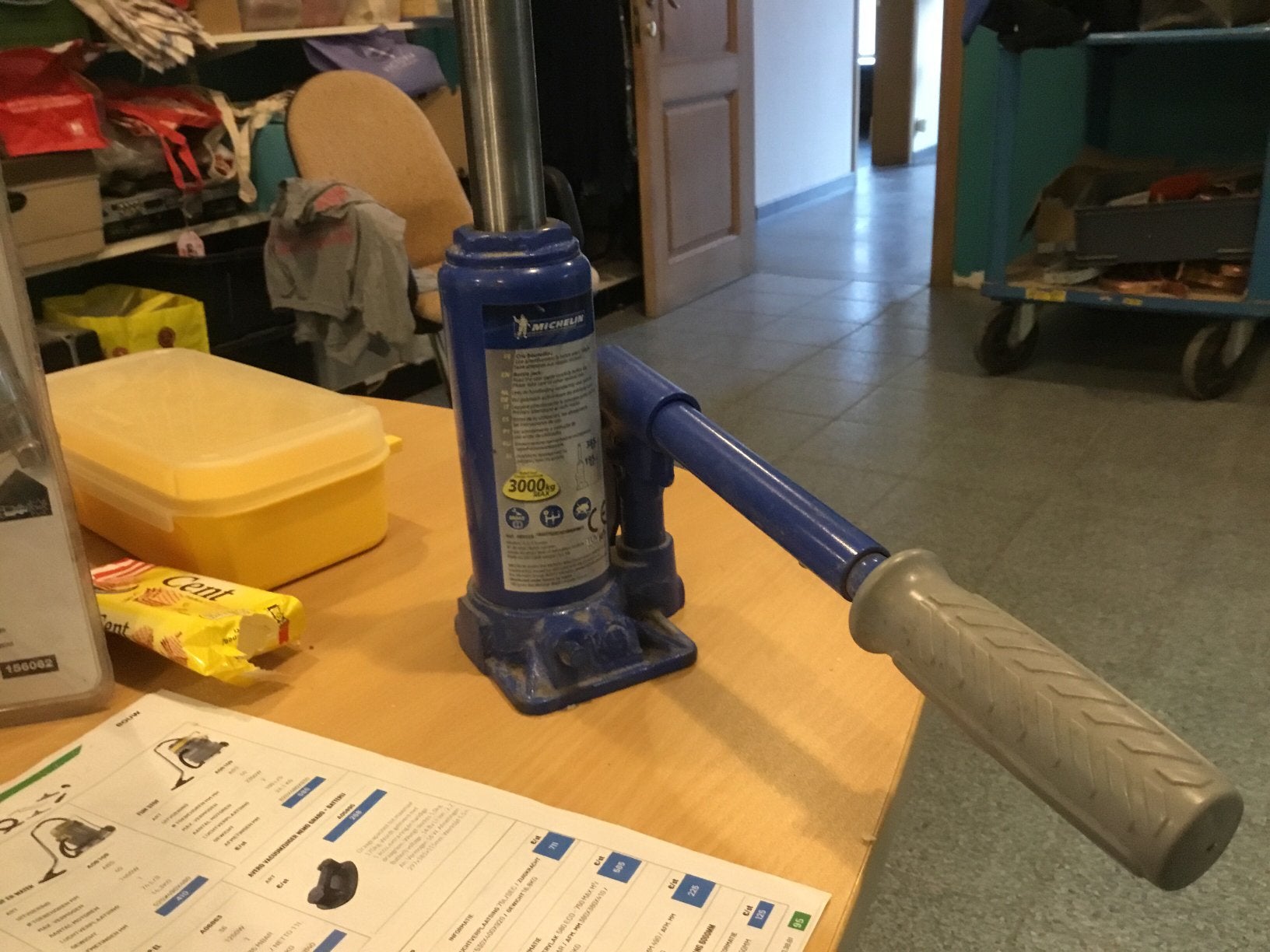 Michelin krik, Ophalen, Zo goed als nieuw