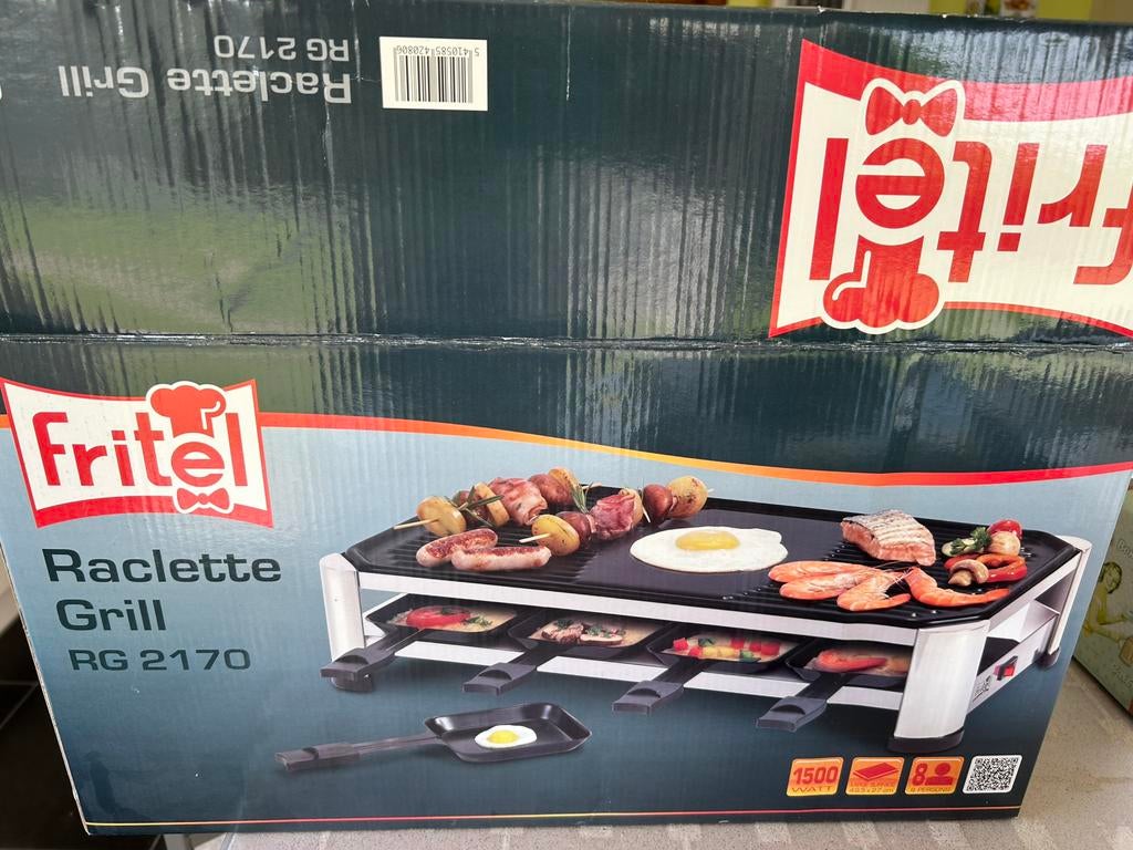 Fritel raclette grill, Ophalen, Zo goed als nieuw