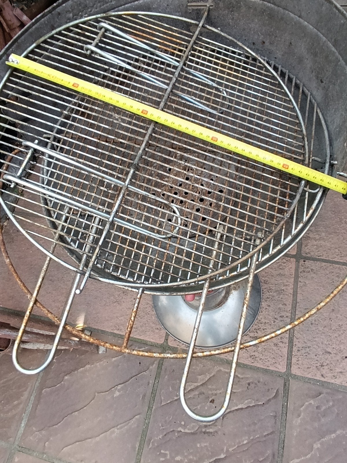 Inox BBQ barbecook 43 cm dia, Tuin en Terras, Ophalen, Gebruikt, Barbecook