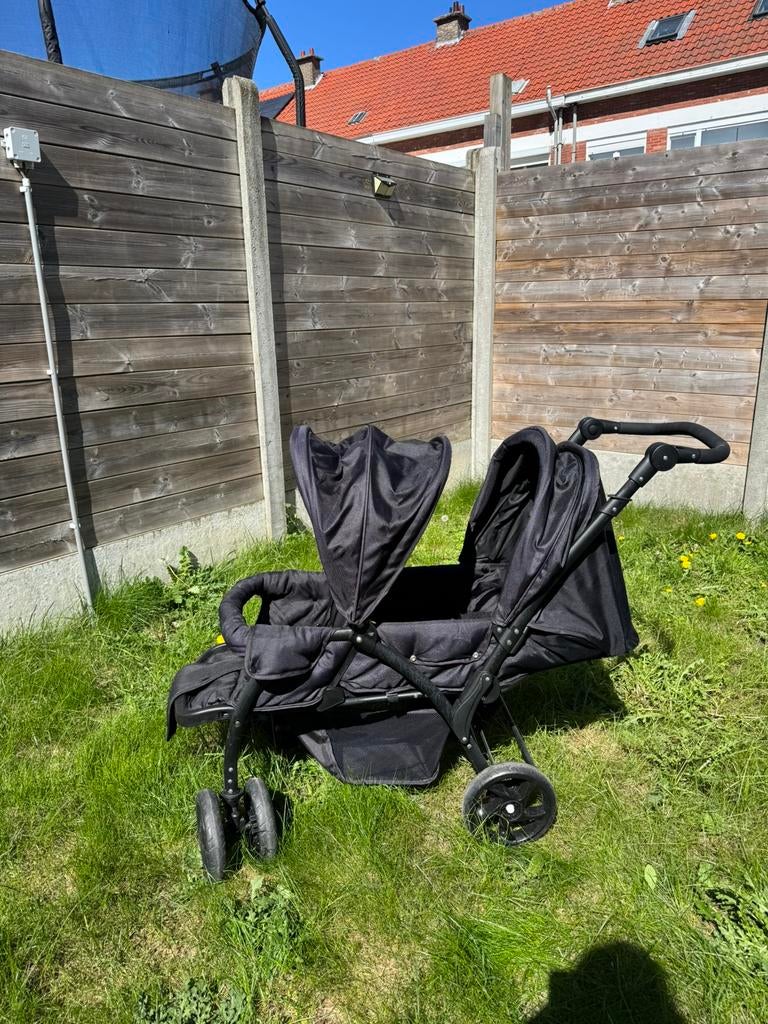 Tweelingbuggy, Kinderen en Baby's, Ophalen, Zo goed als nieuw