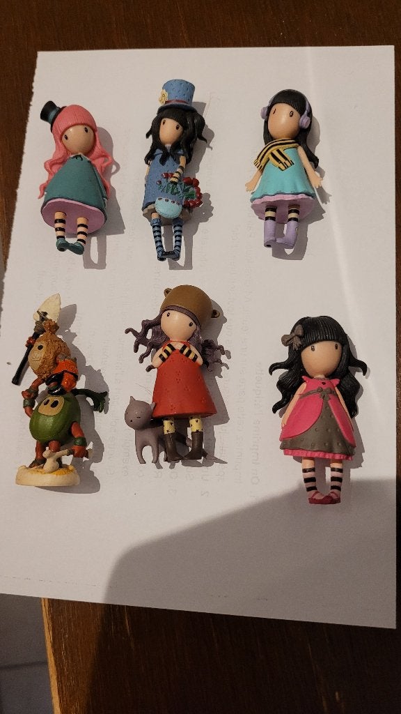 lot de 5 figurines Gorguss Santoro miniatures, Enlèvement ou Envoi