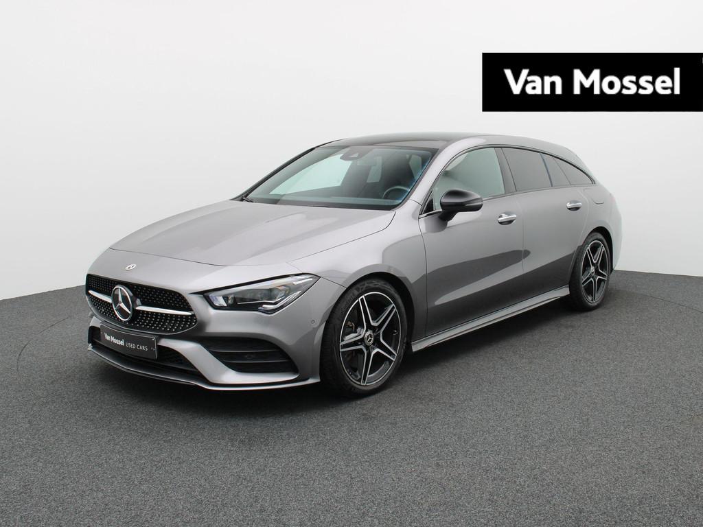 Mercedes-Benz CLA 200 AMG Line Shooting Brake + PANORAMISCH, Auto's, CLA, Gebruikt, Zwart, 4 cilinders