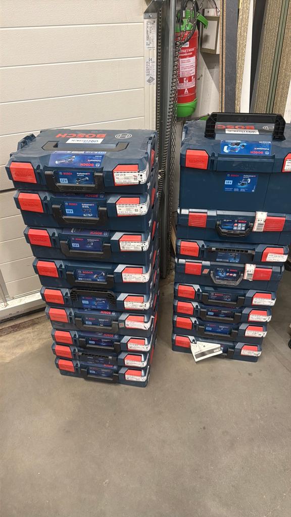 Lege bosch kisten, Doe-het-zelf en Bouw, Gereedschapskisten, Ophalen, Nieuw