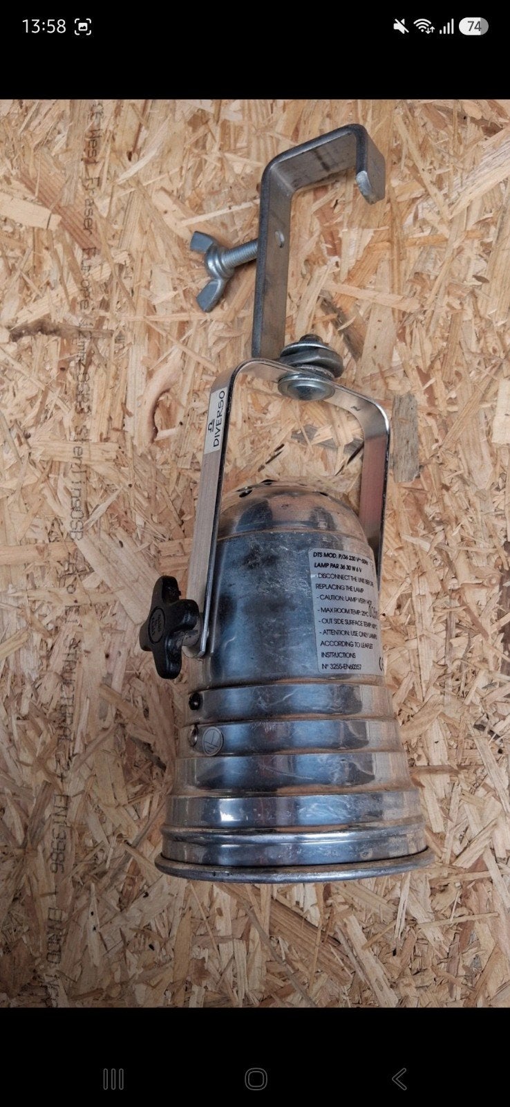 Podiumverlichting + houder, Musique & Instruments, Éclairage de théâtre, Enlèvement