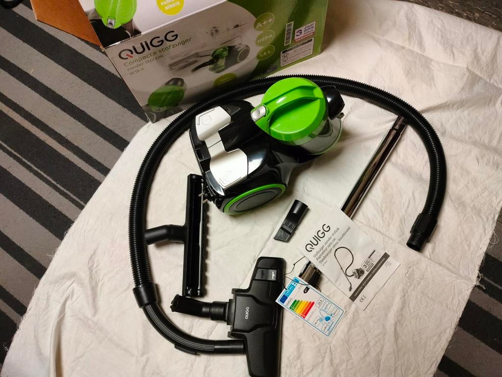 Stofzuiger zonder zak merk quigg eco energie, Enlèvement, Sac à poussière, Aspirateur