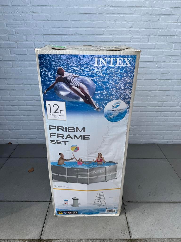 Intex Prism Frame zwembad 12ft (3,66m), Ophalen, Zo goed als nieuw