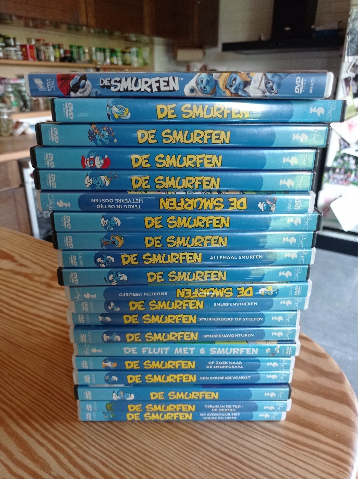 Smurfendvd's, Ophalen