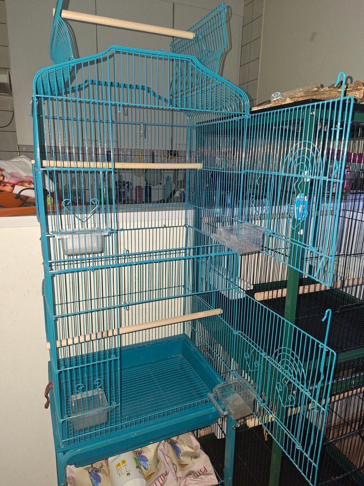 vogelkooi te koop, Enlèvement, Utilisé, Métal, Cage à oiseaux